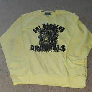 Yellow mens Adidas shirt